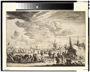 Skridskoåkare, ca 1790
